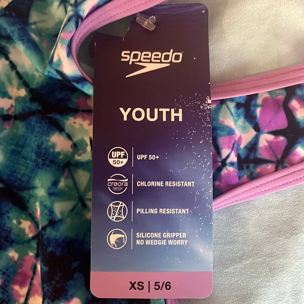 NWT girls Speedo bathing suit